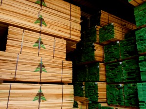 Turman Lumber packs with green